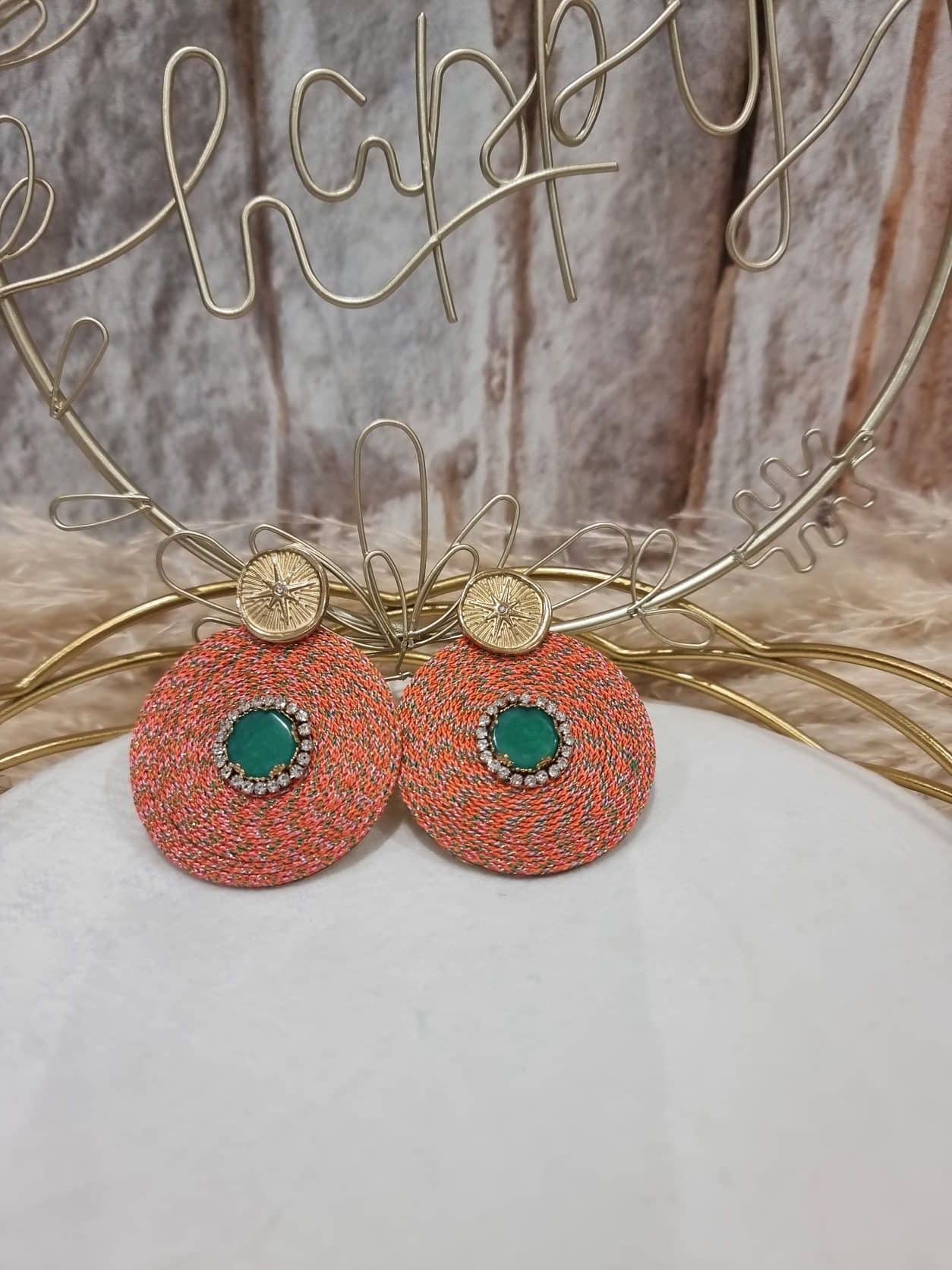 Boucles Séréna Orange – Image 3
