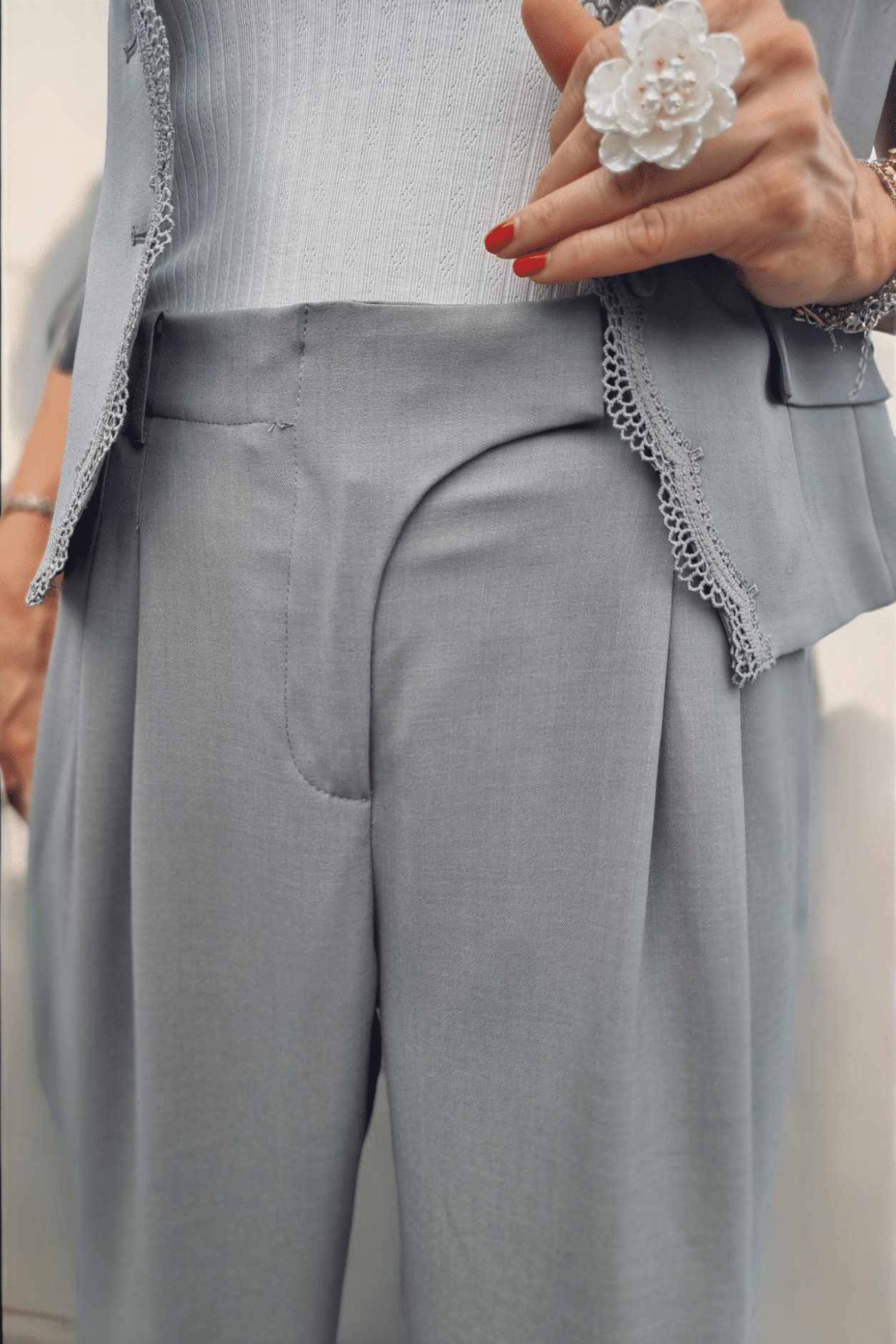 Pantalon Lylah Gris✨ – Image 3