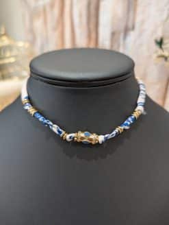 Alternative view of Collier Bandana Bleu