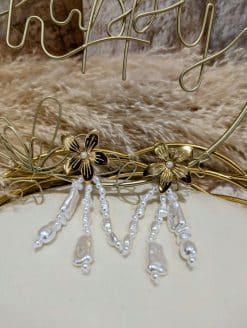 Boucles Fleur Perles 🦪