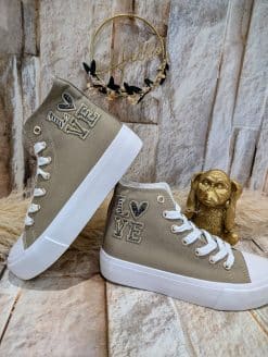 Alternative view of Sneakers Taupe Love🥰