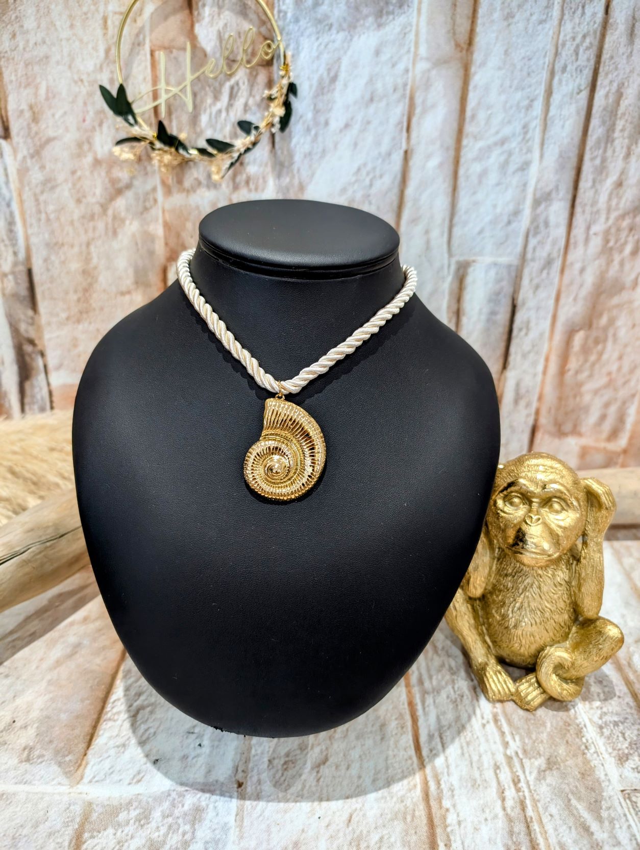 Collier Coquillage Beige 🐚 - Image 2