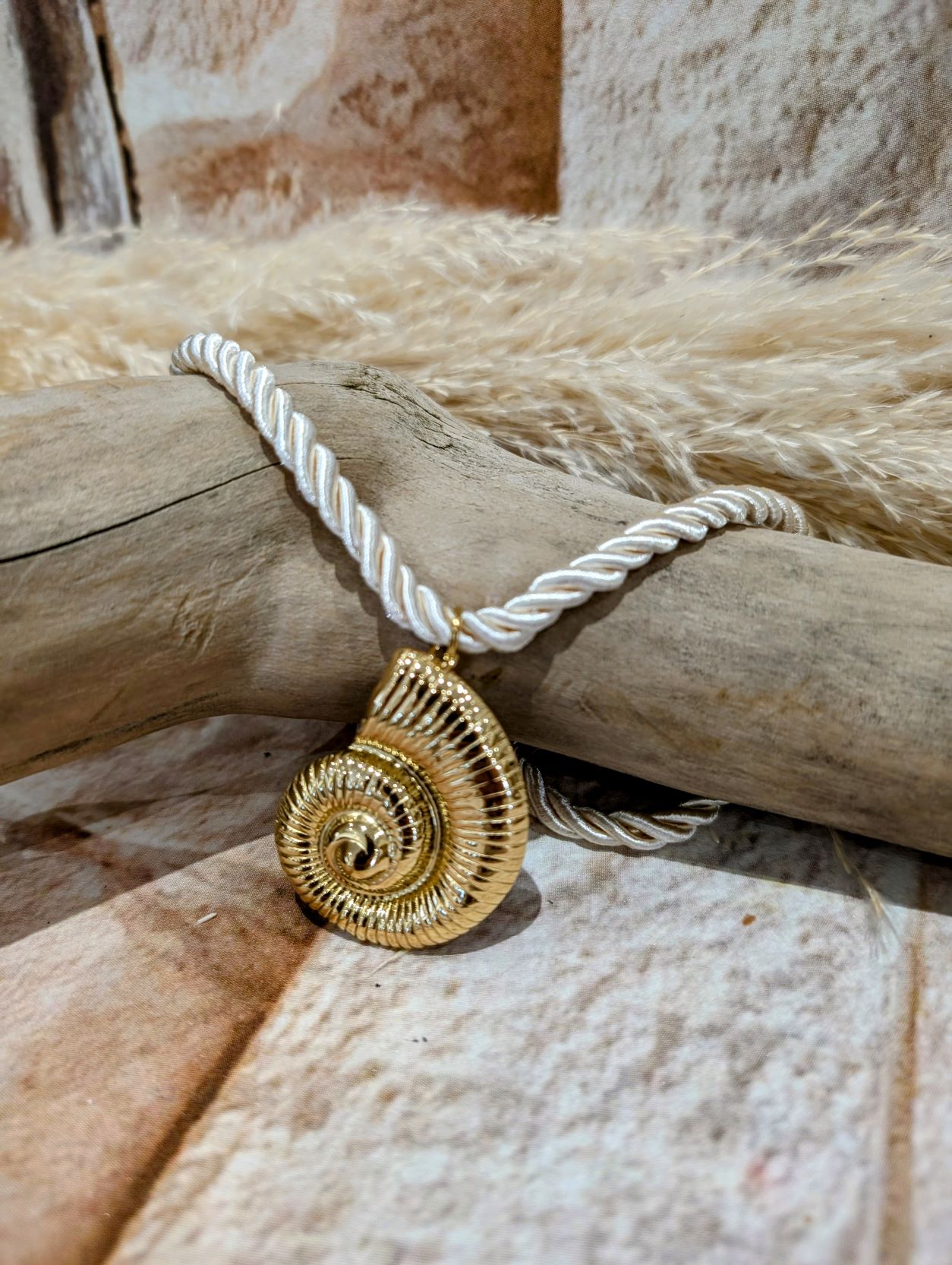 Collier Coquillage Beige 🐚 - Image 3