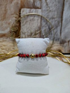 Alternative view of Bracelet Perles Rouges