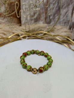Bracelet Perles Vertes