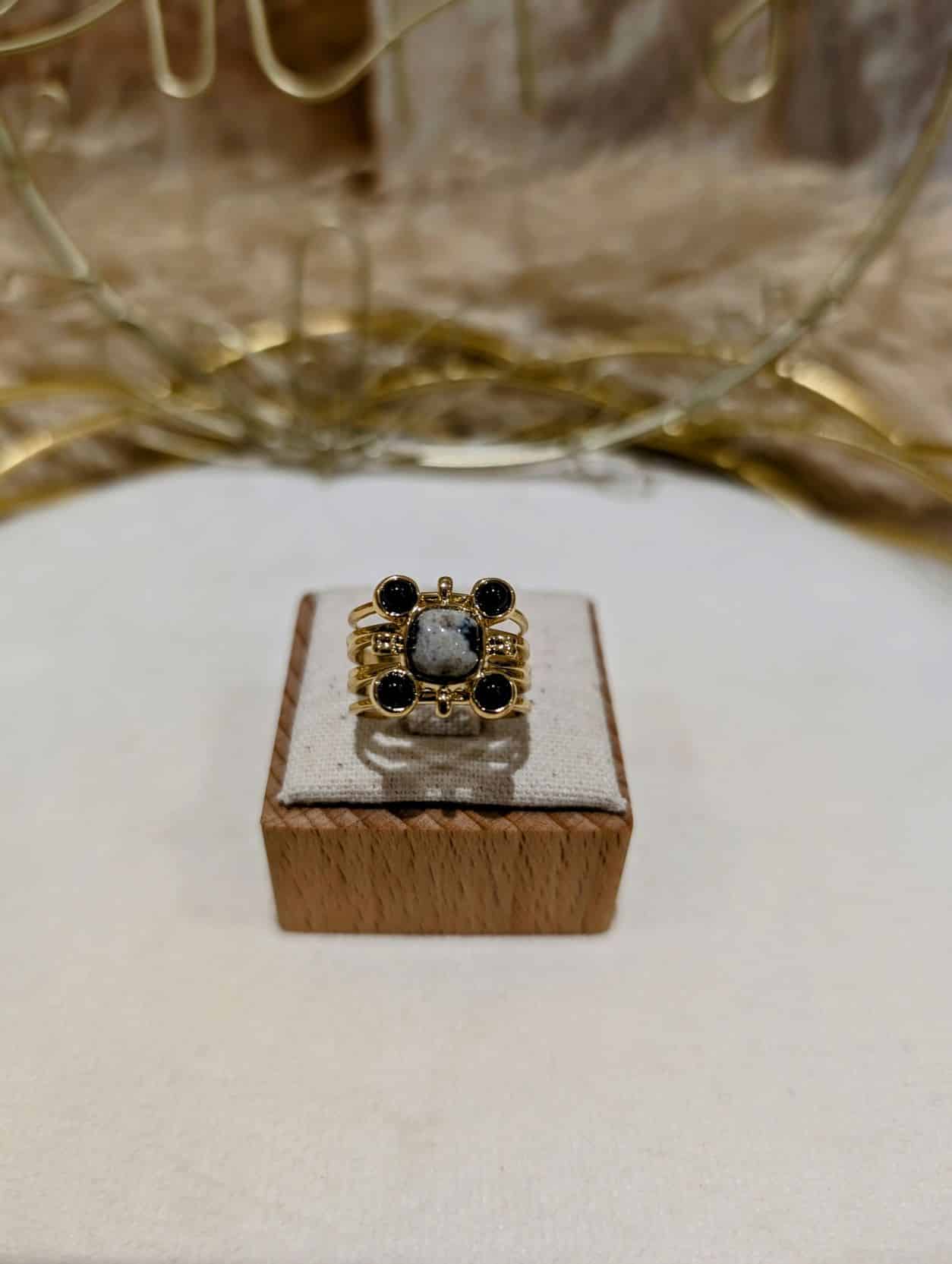 Bague Iliana Noire – Image 3
