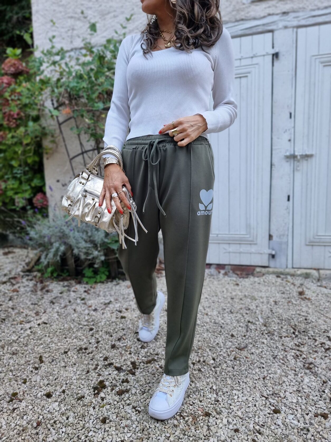 Jogg vert Amour – Image 5
