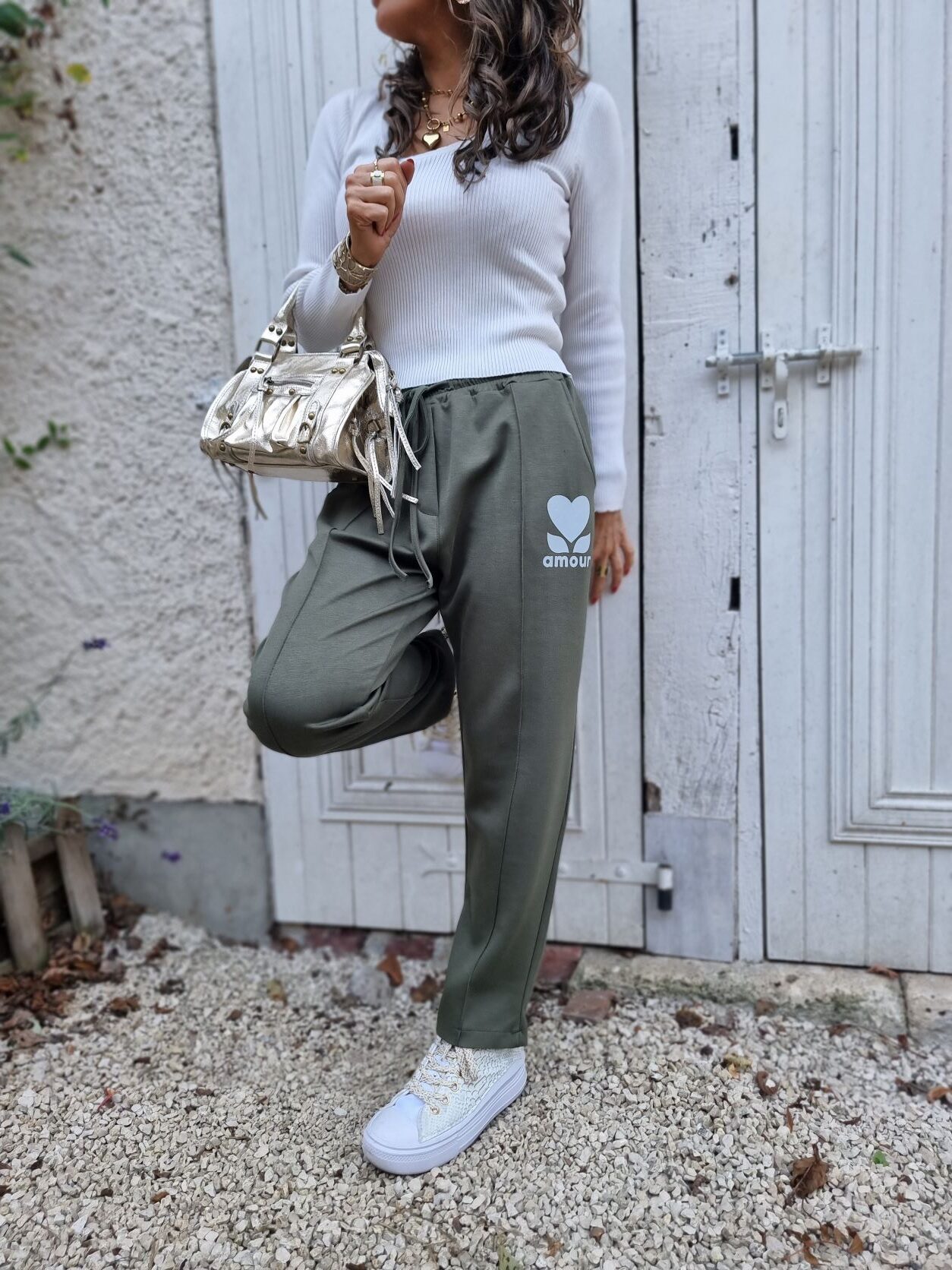 Jogg vert Amour – Image 6
