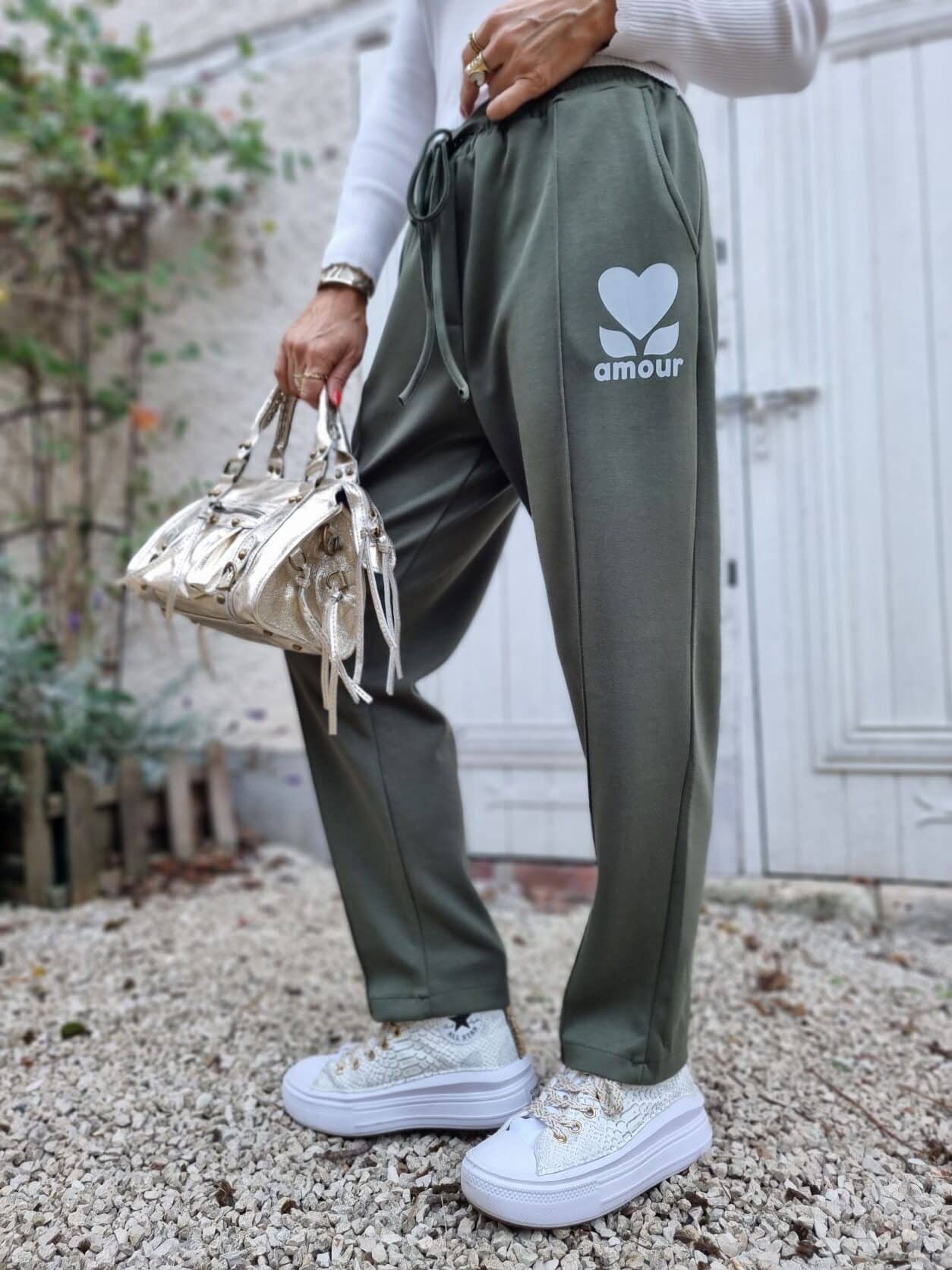 Jogg vert Amour – Image 2