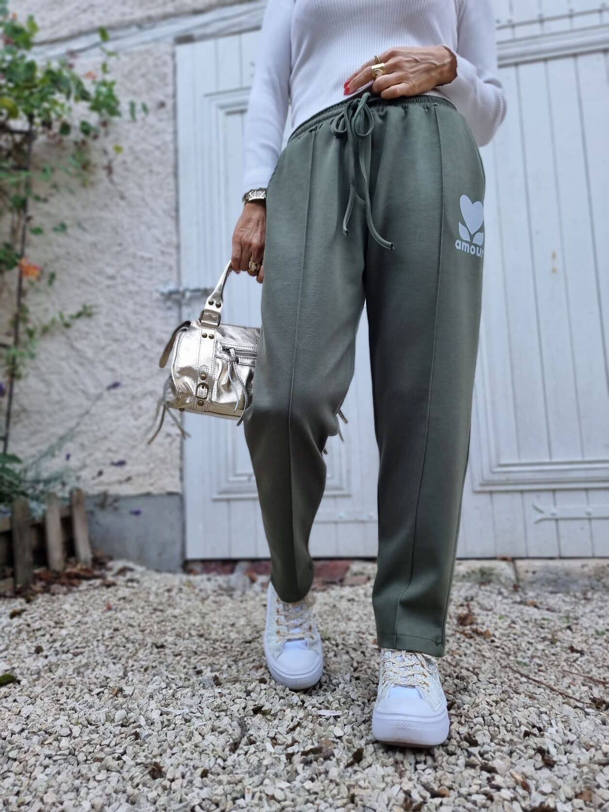 Jogg vert Amour – Image 4