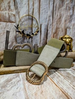 Ceinture Olive💫boucle fantaisie✨️