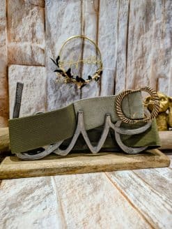 Alternative view of Ceinture Olive💫boucle fantaisie✨️