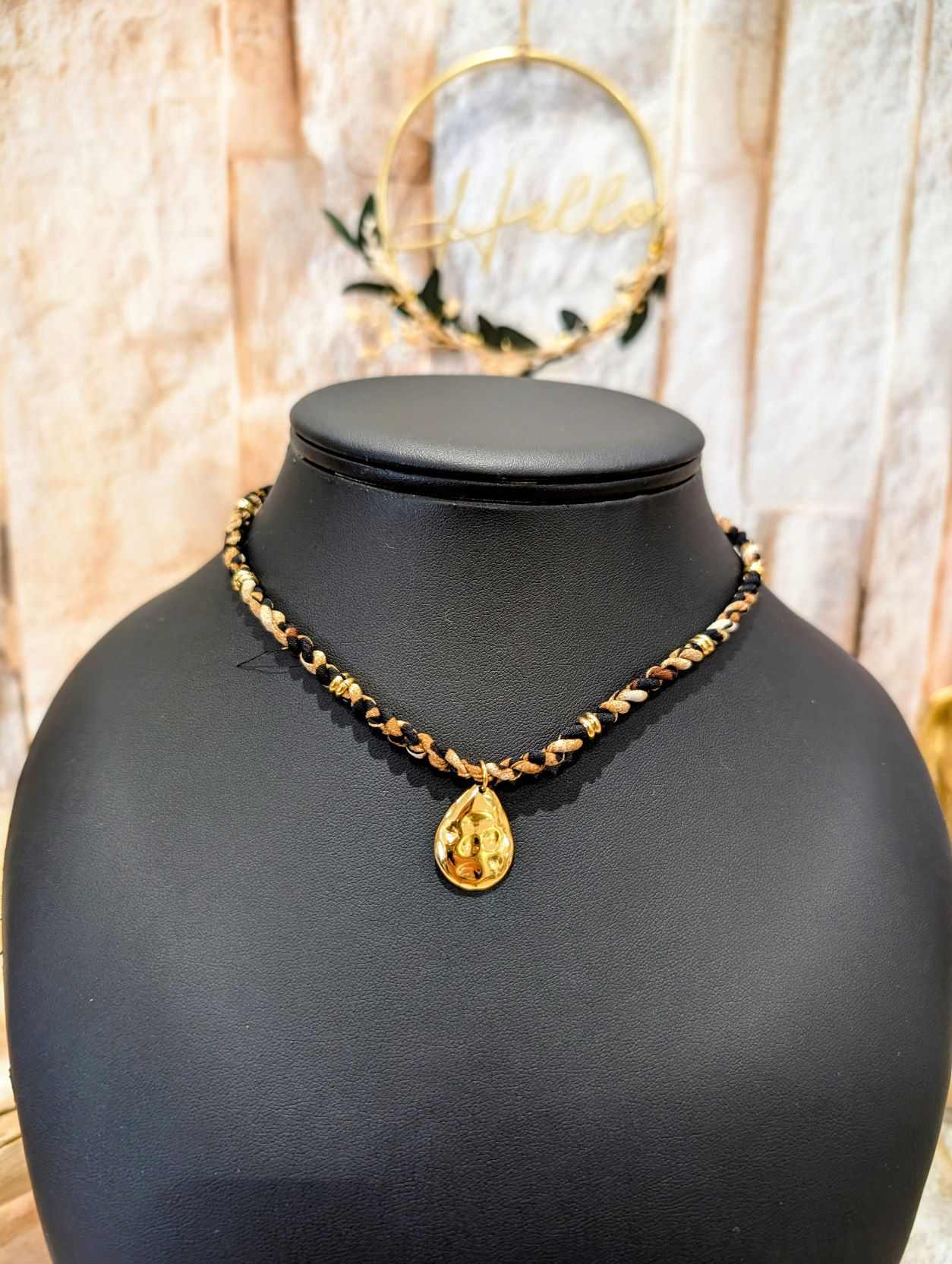 Collier Léopard Goutte – Image 2