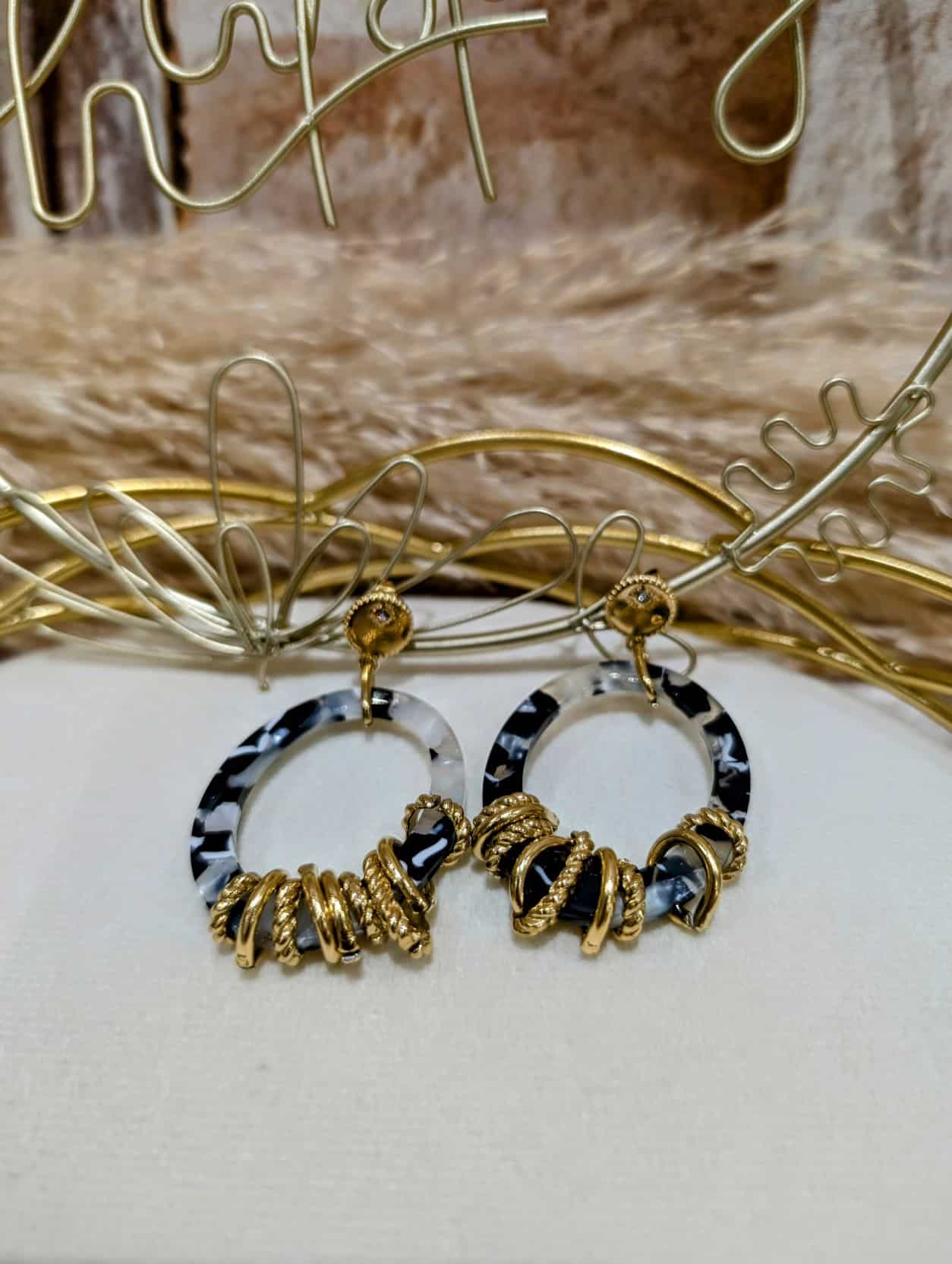 Boucles Léopard Gris – Image 3