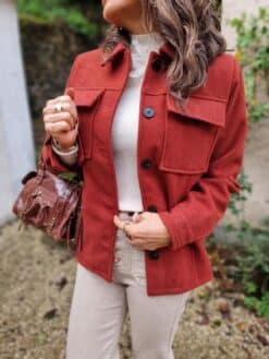 Veste Leroy Terracotta