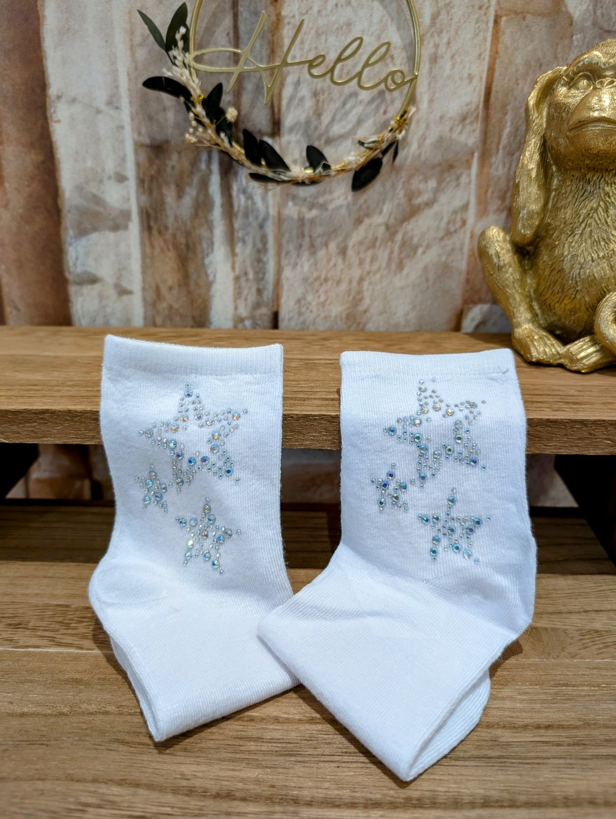 Chaussettes Etoiles Strass – Image 3