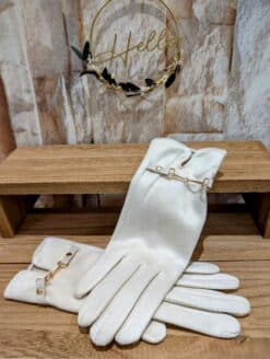 Gants Beige