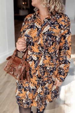 Robe Chemise Feuillage