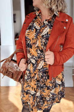 Alternative view of Robe Chemise Feuillage