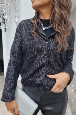 Alternative view of Bombers Sequin Novak