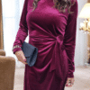 Robe Velluta Bordeaux