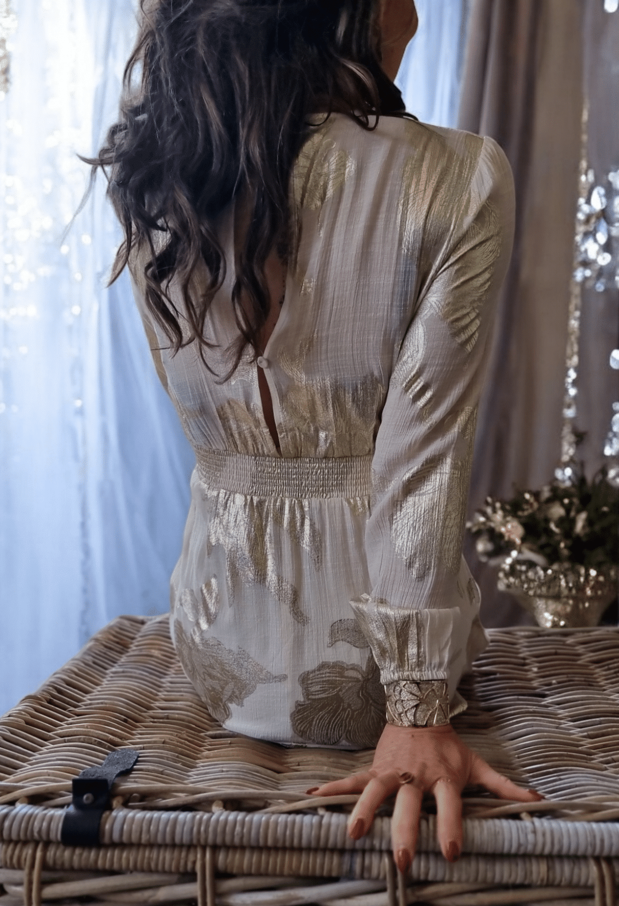 Robe dorée Mélodie - Image 4