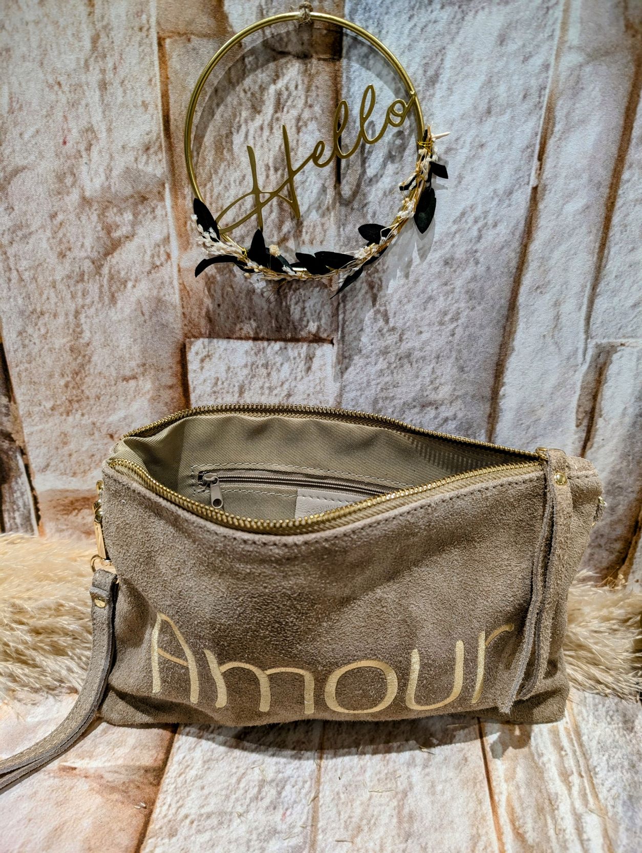 Sac Amour Beige - Image 3