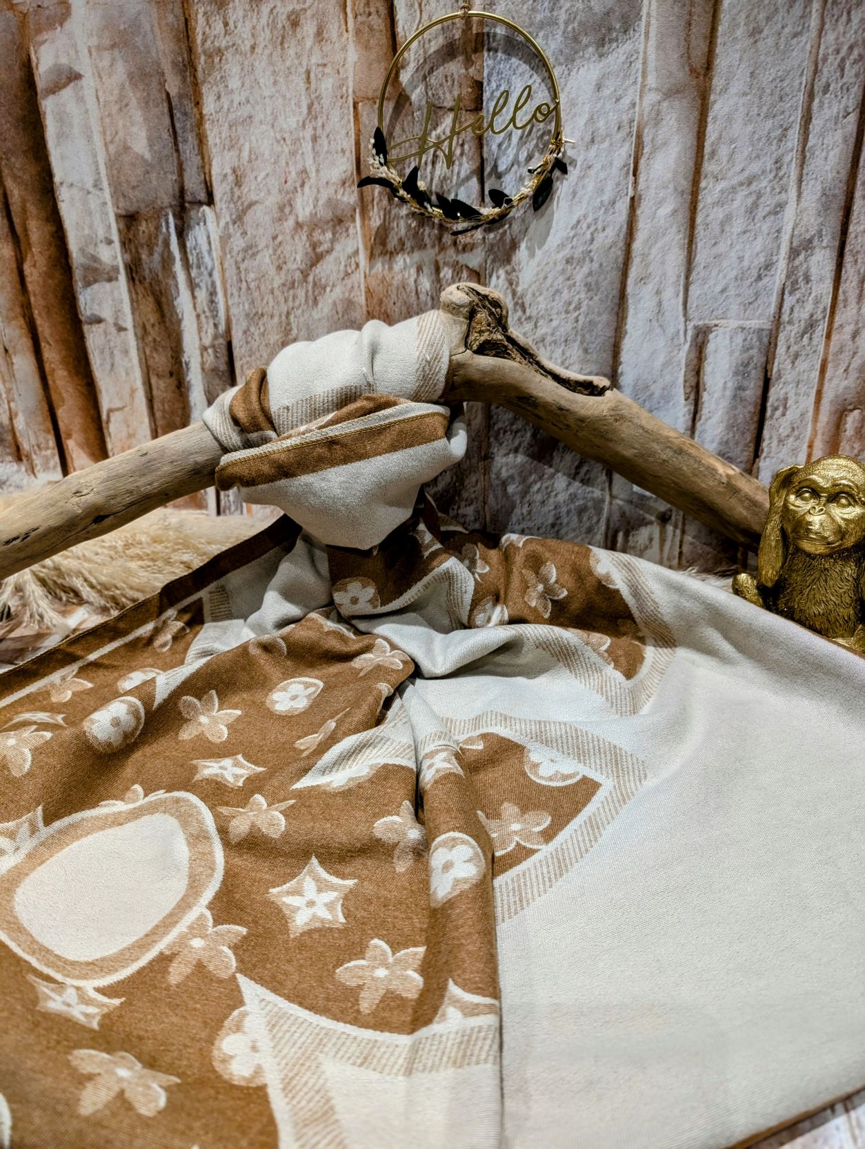 Echarpe Neïa Beige – Image 2