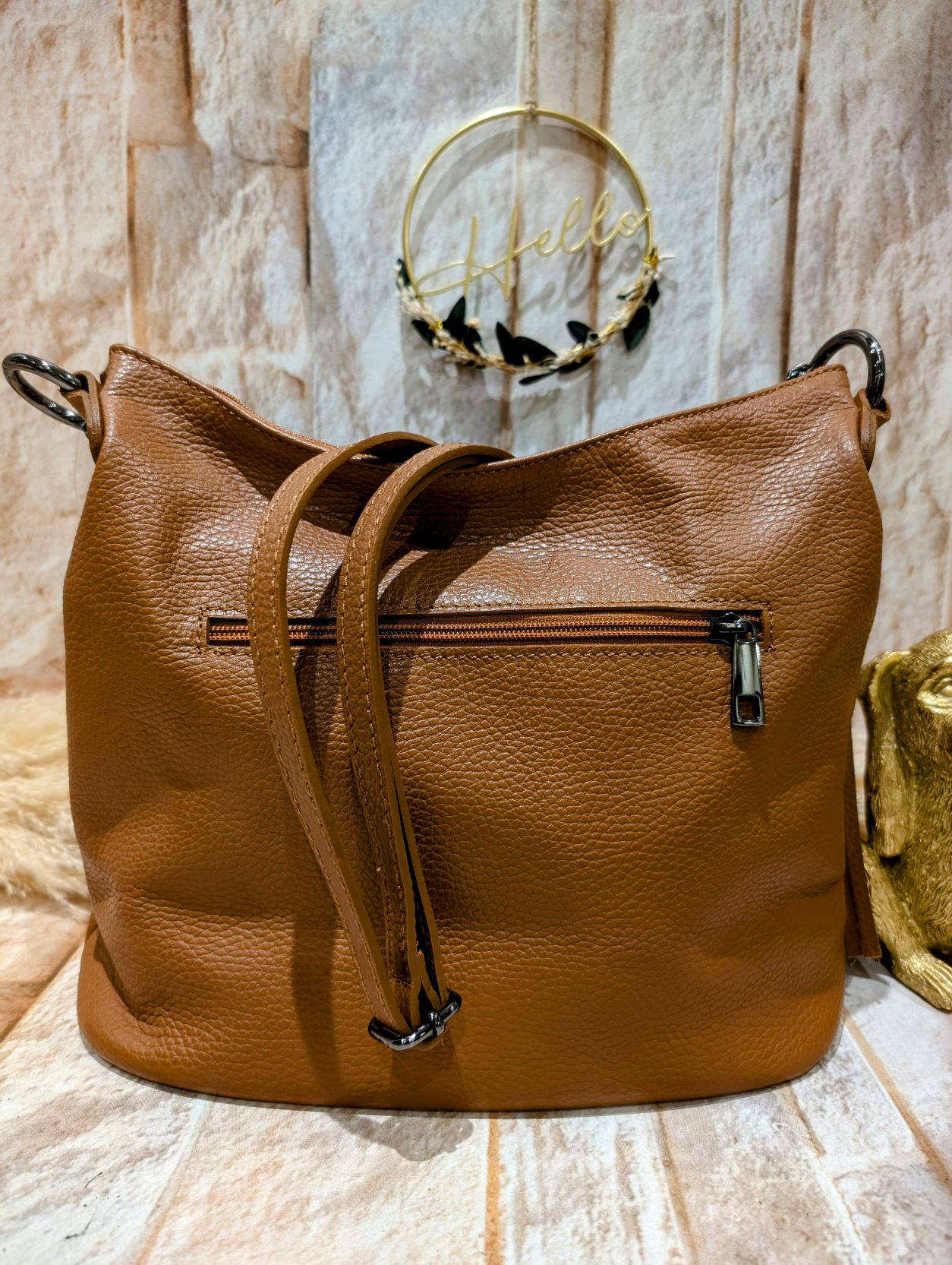 Sac Cuir Camello - Image 2