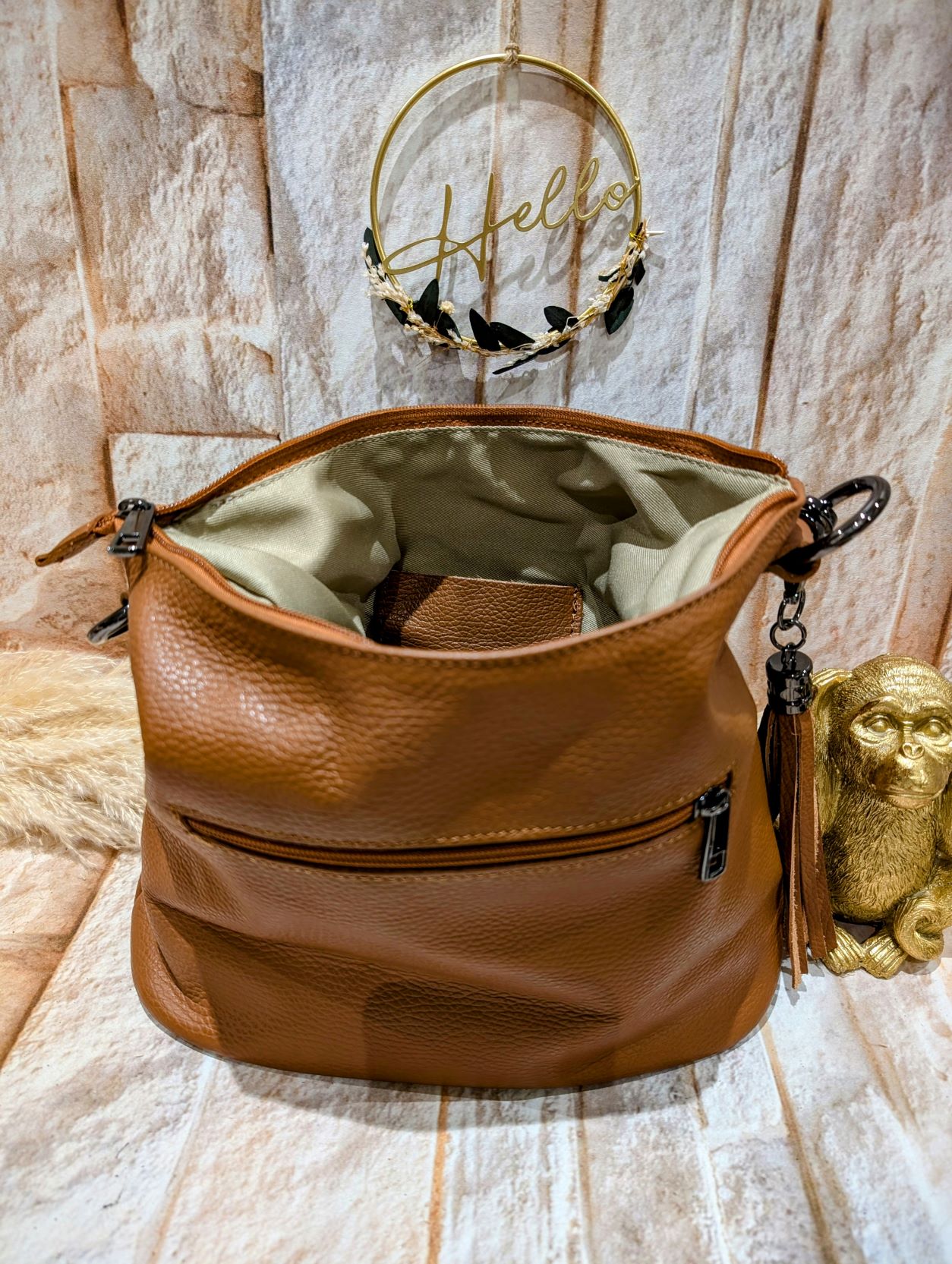 Sac Cuir Camello - Image 3