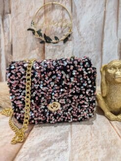 Sac Sequin Rose
