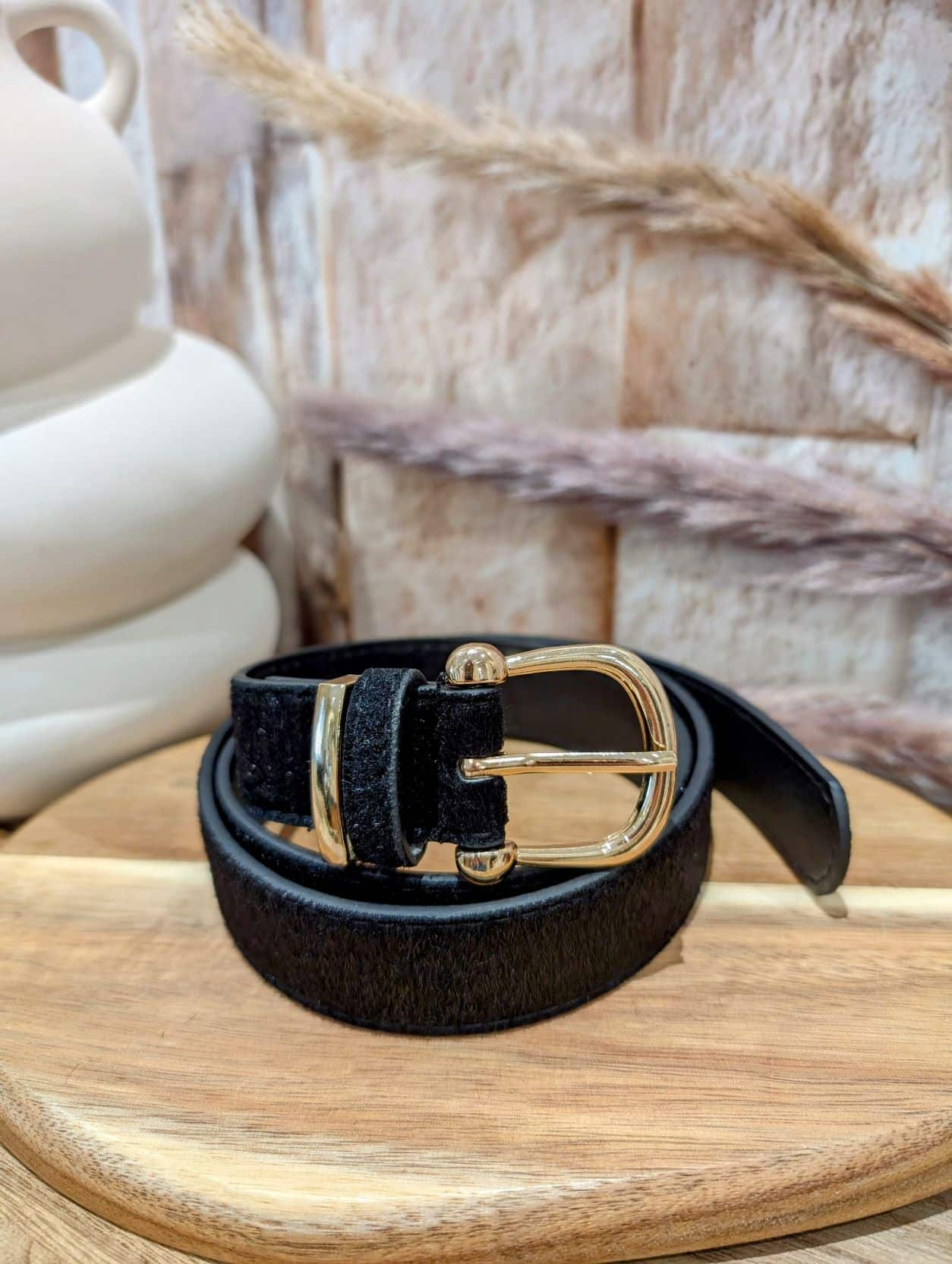 Ceinture Velours Noire - Image 2