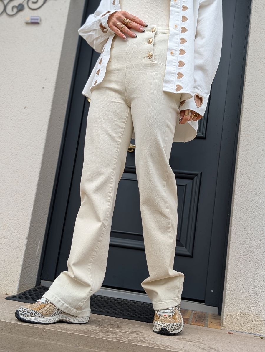 Pantalon Waël Beige