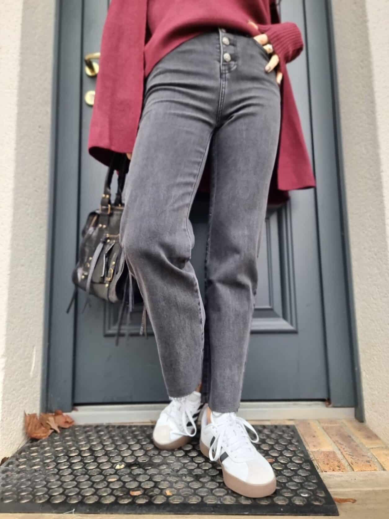 Jean Straight Dark Grey – Image 2