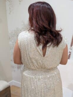 Alternative view of Robe Sequin White