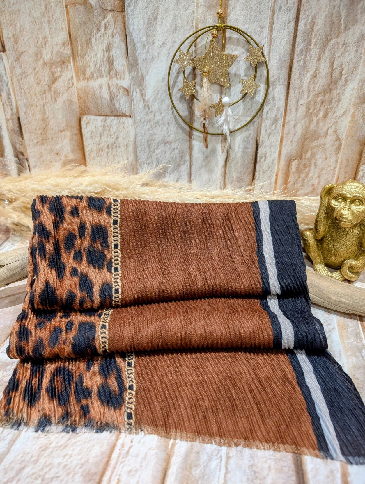 Echarpe Aria Brown – Image 2