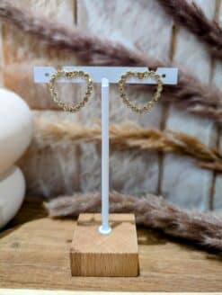Alternative view of Boucles Cœur Strass