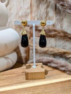 Boucles Gouttes Noires