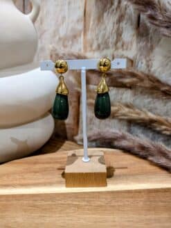 Boucles Gouttes Vertes