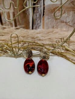 Boucles Ximena Rouge
