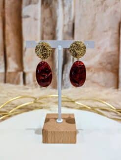 Alternative view of Boucles Ximena Rouge