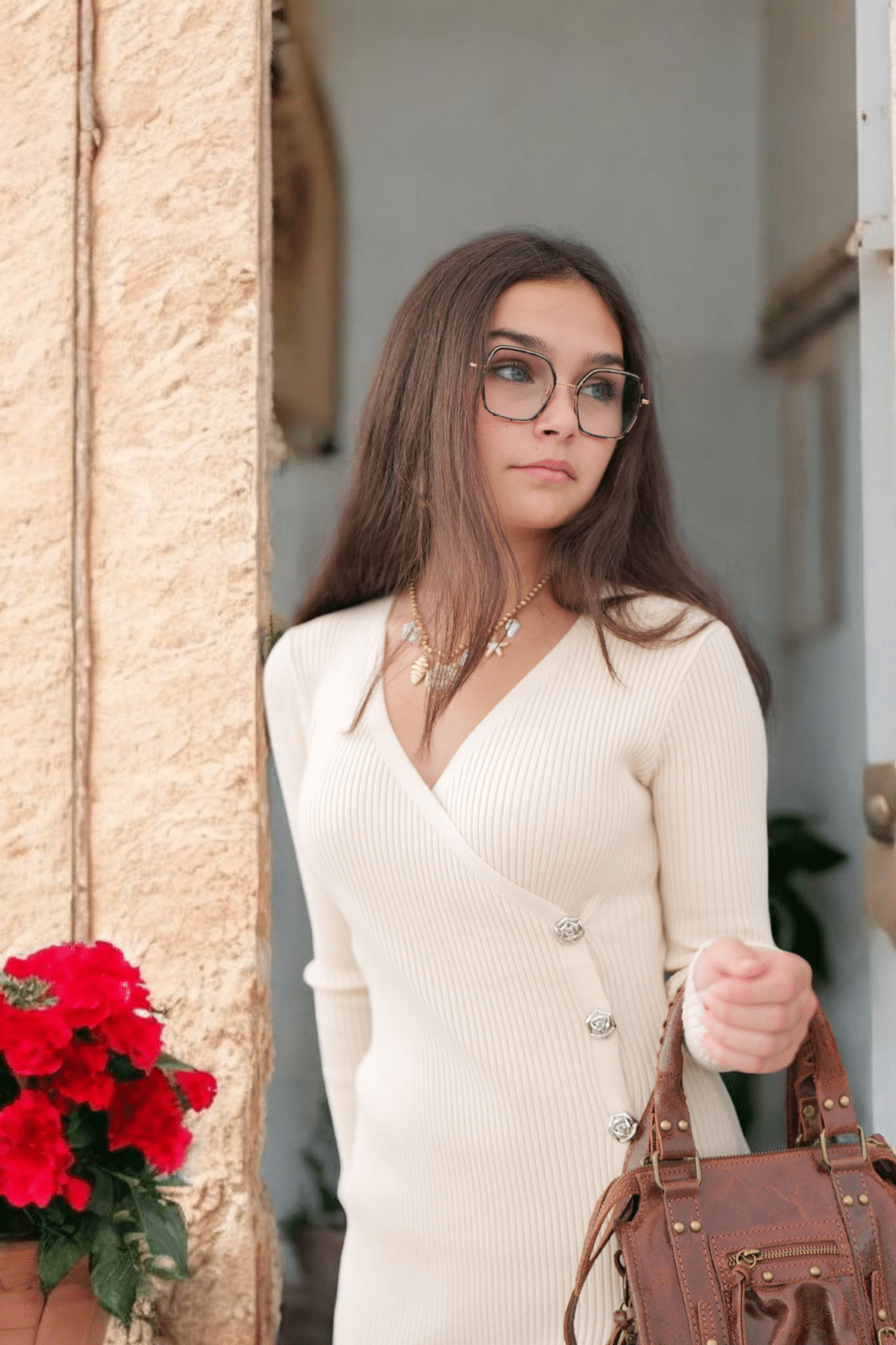 Robe Zoélie Beige – Image 5