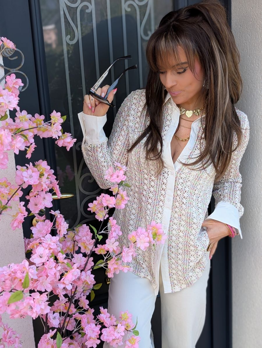 Chemise mailles Floriane💖 – Image 4