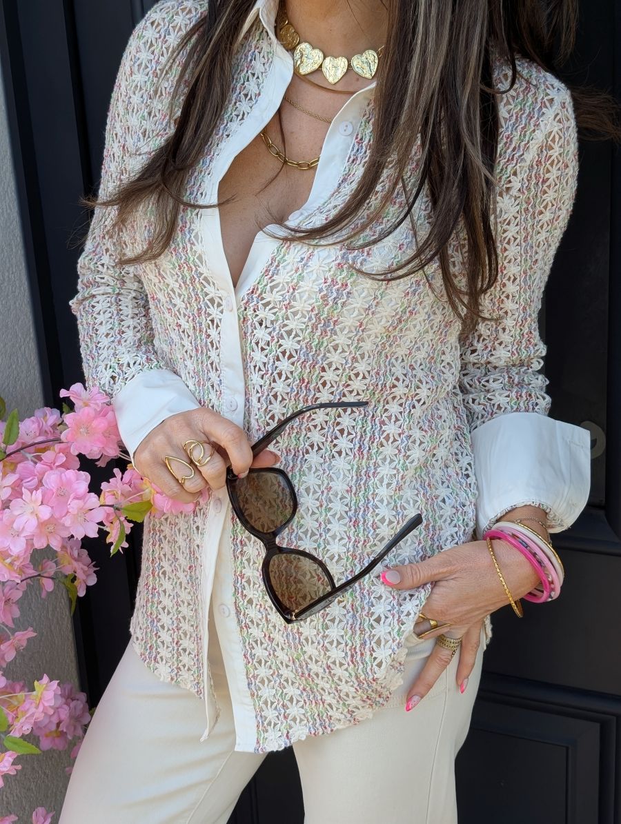 Chemise mailles Floriane💖 – Image 3