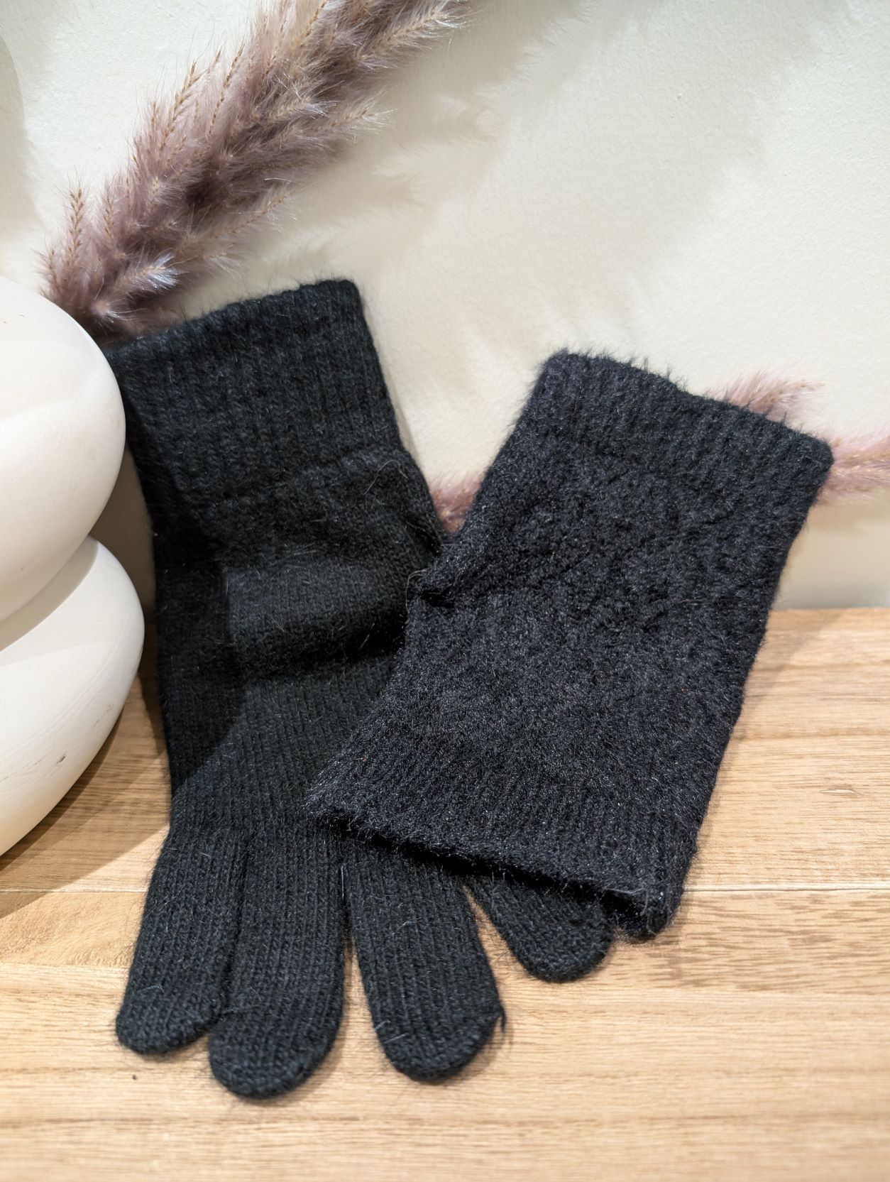 Gants/Mitaines Manoukian Noir – Image 3