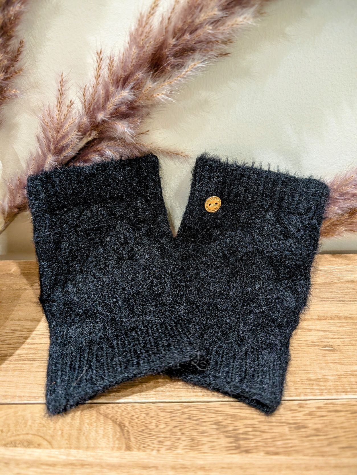 Gants/Mitaines Manoukian Noir – Image 2