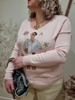 Pull Women Rose - Image 3