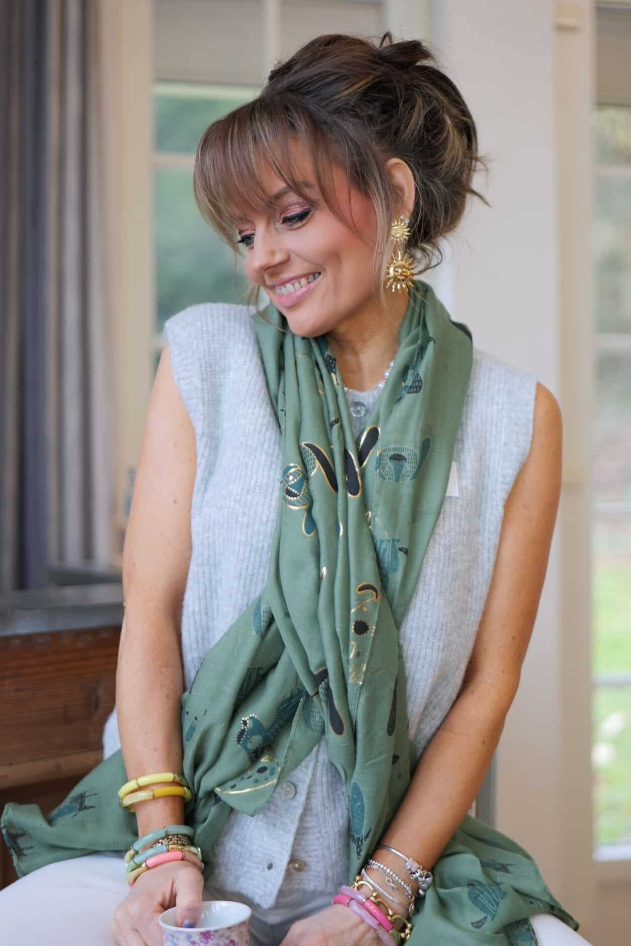 Foulard Dogs Vert