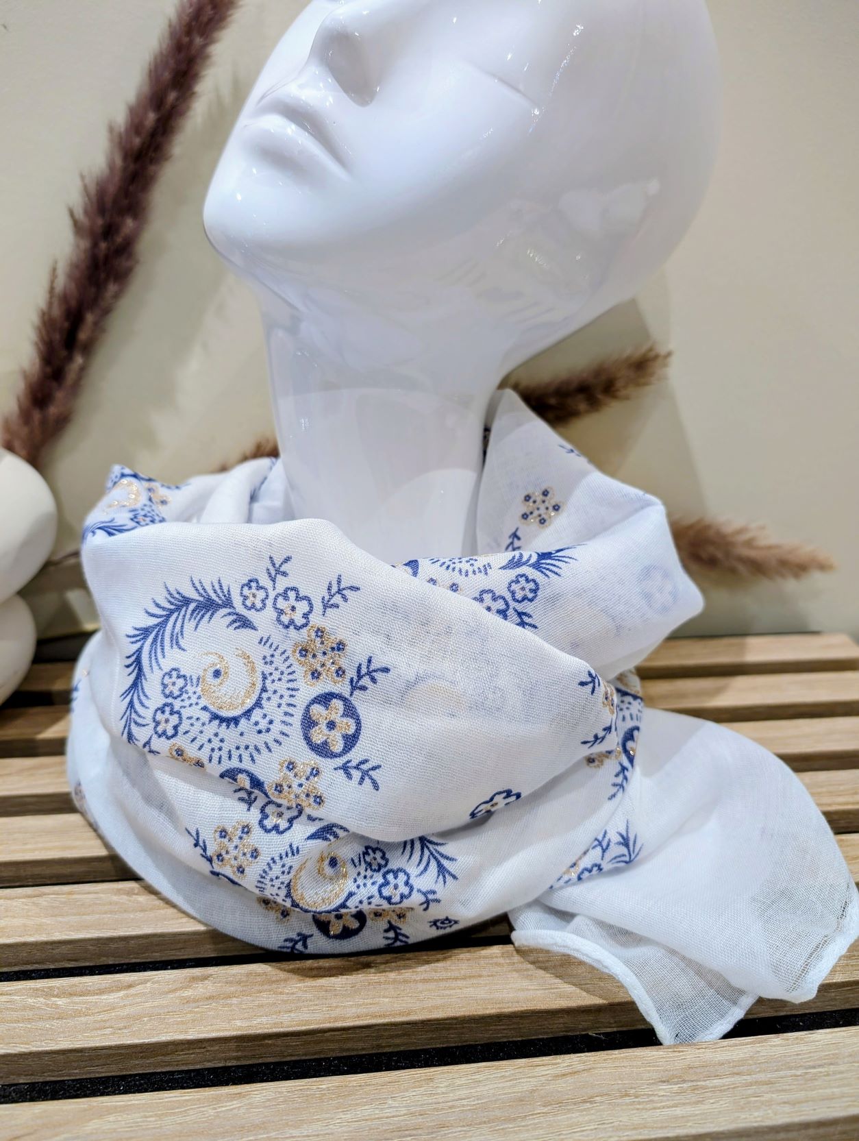 Foulard Amir Blanc – Image 3