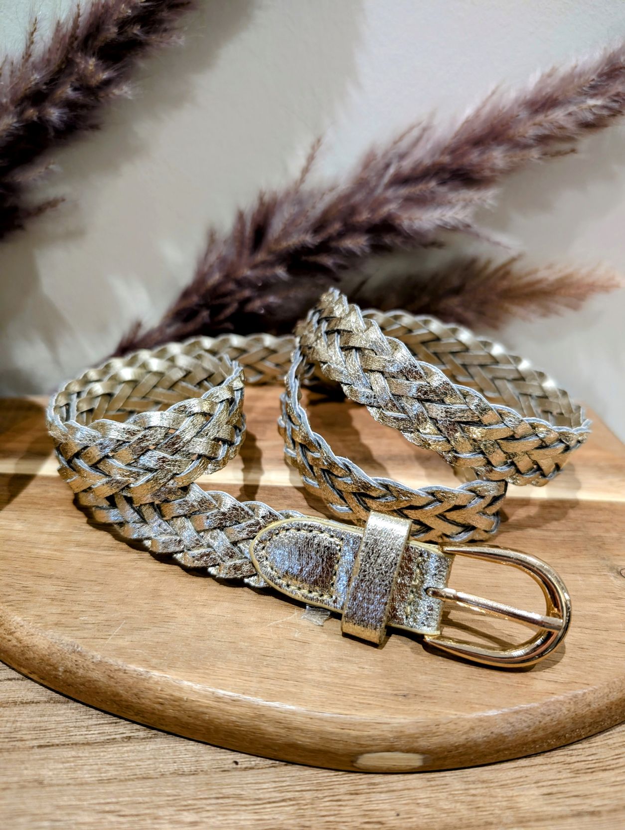 Ceinture Tressée Gold